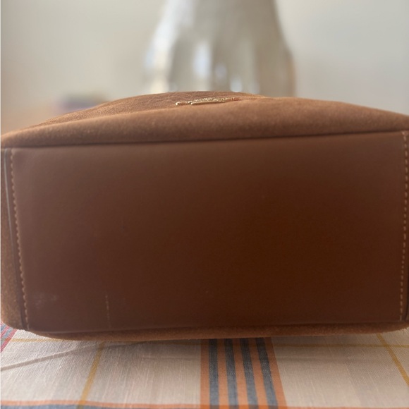 Coach Tan Suede Shoulder Bag - Picture 6 of 13